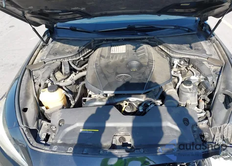 2017 Infiniti Q50 2.0T Premium from USA, damaged, VIN JN1CV7AP2HM641886